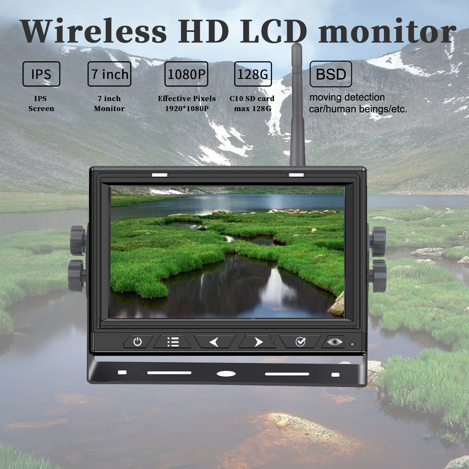 Factory Wholesale Wifi Rear View Monitor Wireless Reverse Backup Camera Car DVR Recorder Camera