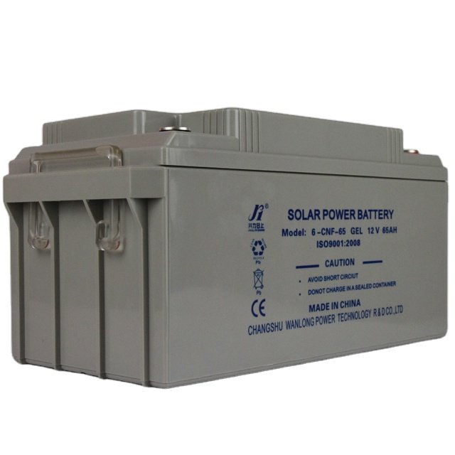 Low Temperature 12V 65ah Solar Deep Cycle Gel Lead Acid Batteries 12v 24ah-250ah Acid Manufacturing Plant Solar Storage Battery
