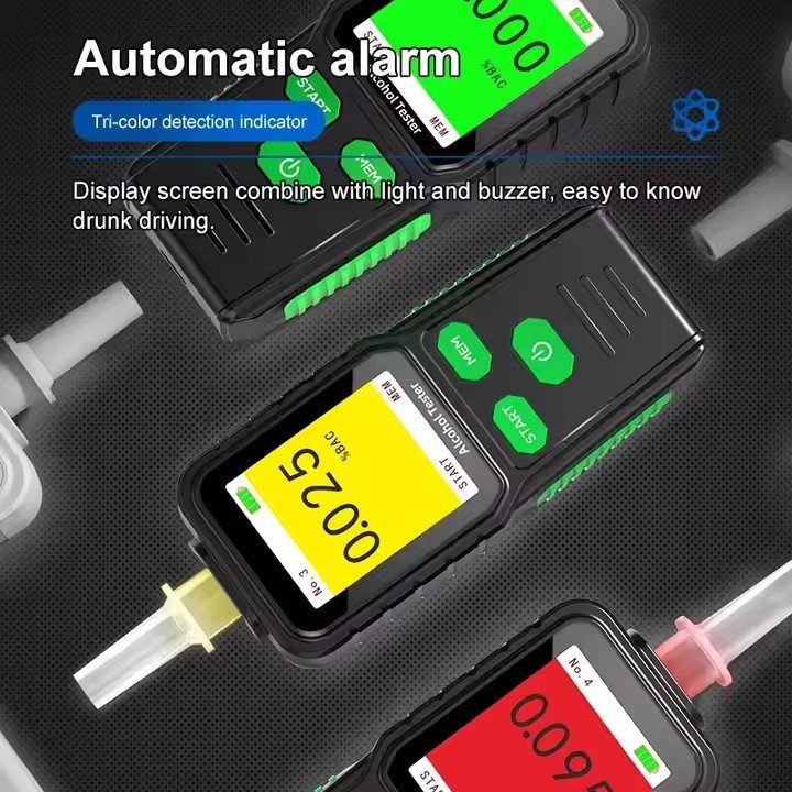 HEDAO RD930 Digital Alcohol Detector Car Alcohol Tester Professional Breathalyzer