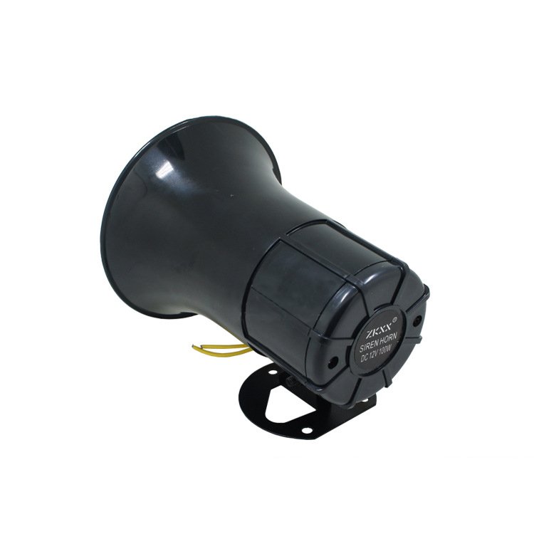 Three-tone Alarm Horn 12V Car Motorcycle Shouter Horn 50W with Host Separate Three-tone Manufacturers