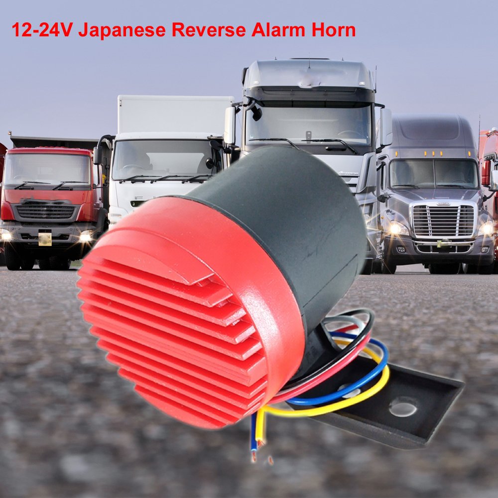 12-24V Car Siren Horn Car Reversing Buzzer Backup Alarm Reverse Horn Back Horn Japanese