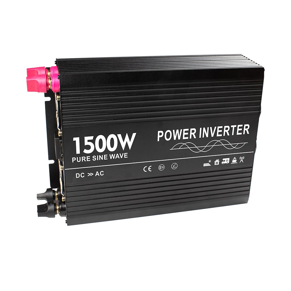 Pure Sine Wave Inverter 1500W DC12V 24V to AC220V Inverter Power Converter for Car Voltage Transform