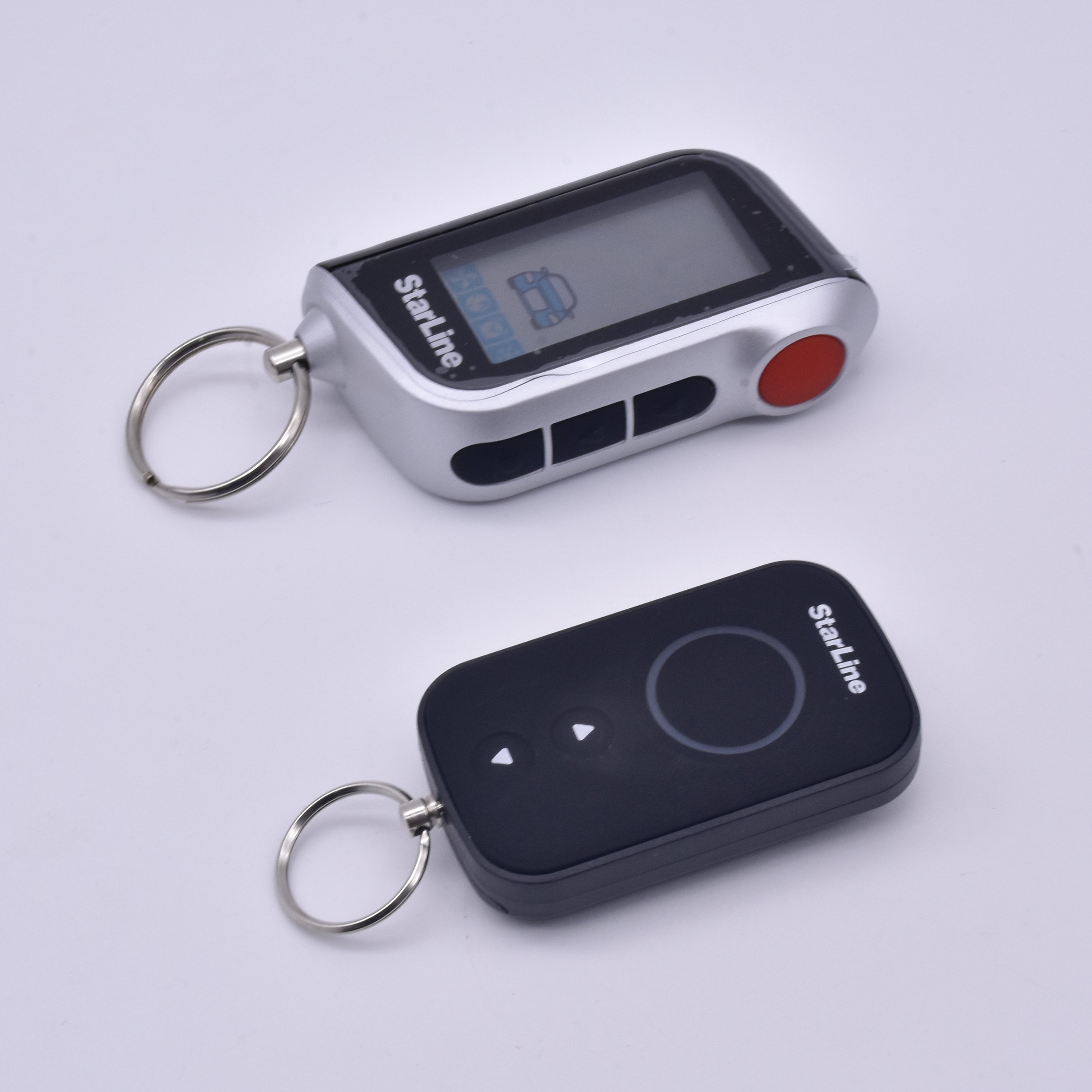 Two Way Car Alalrm Smart Key LCD Keyless Entry Remote Starter A93 in Car Alarm