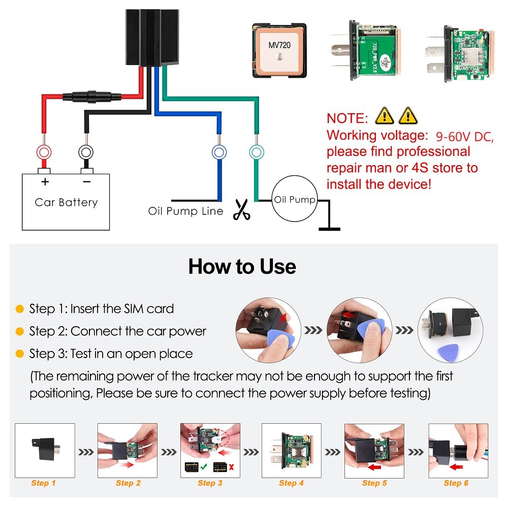Motorcycle Real Time Location Cut Off Fuel ACC Engine Detection GPS Tracker Relay Car GPS Tracking Device Mini GPS Micodus MV730