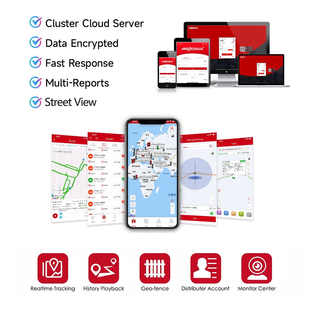 Motorcycle Real Time Location Cut Off Fuel ACC Engine Detection GPS Tracker Relay Car GPS Tracking Device Mini GPS Micodus MV730