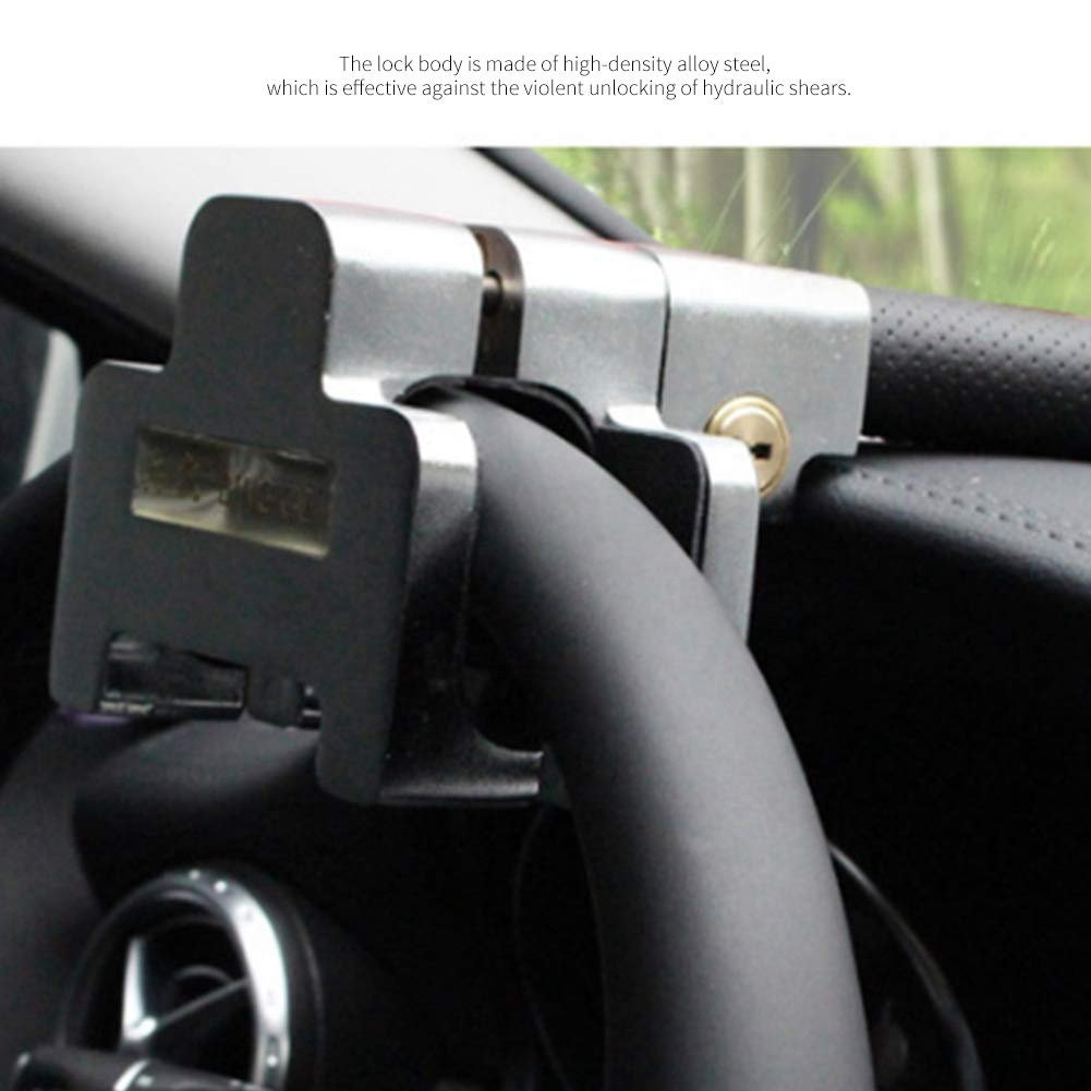 Zhenzhi Car Micro Alarm Anti-theft Car Lock Car Steering Wheel Security Lock Suitable for General Motors