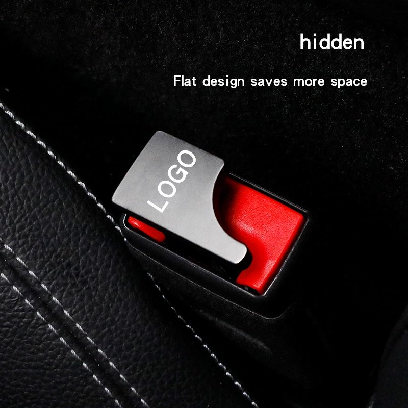 KLNT Alarm Canceler Stopper Car Seat Belt Buckle Factory Price Custom Metal Zinc Alloy Universal 10 Sets 1pair Per Opp Bag 62.4g