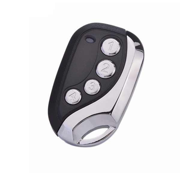 Universal 12V 315/433mhz RF Transmitter for Electric Gate Barrier Car Remote with Learning Code for Garage Doors Metal Material