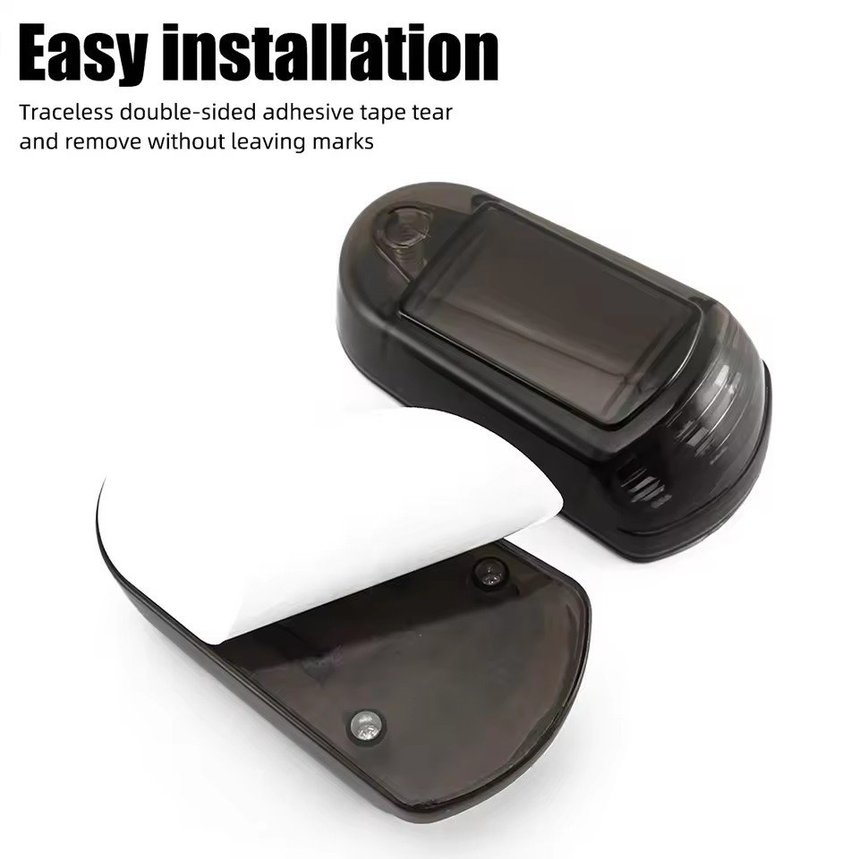 Solar Powered Cab Lights RGB Punch-Free Warning Light Night Security Simulated Alarm Wireless Strobe Lamp Anti-Theft for CAR