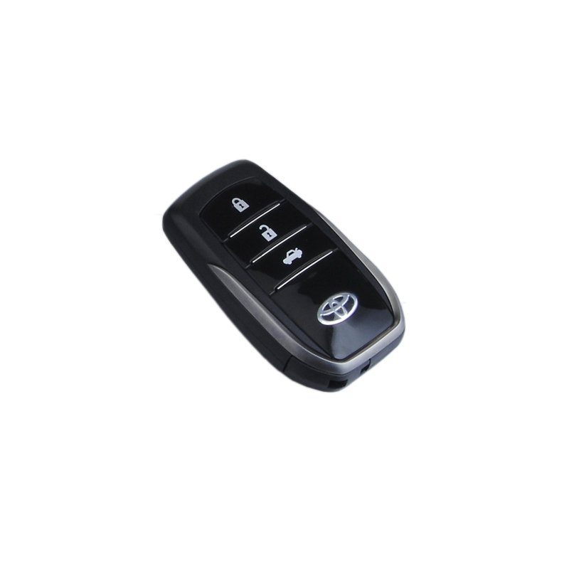 Most Powerful Functions Keyless Entry System Push Button Engine Start Stop Remote Starter PKE Car Alarm with Remote for Toyota