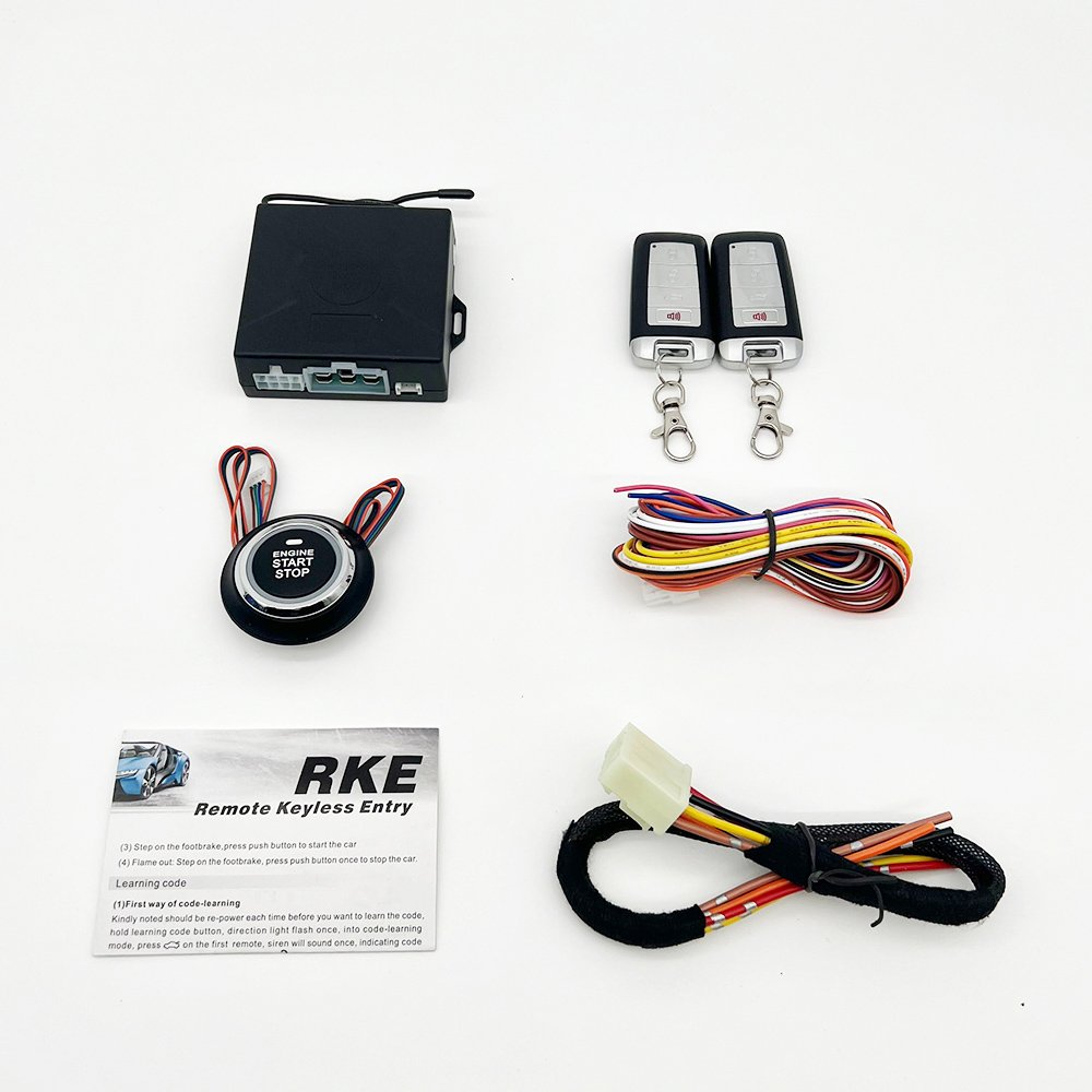 High-quality Car Alarms Security System Universal Push Start Button Car Alarm System