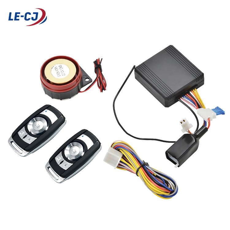 Multifunctional Motorcycle Anti Theft Device Push to Keyless Start Entry System Anti Robbery Alarm Function