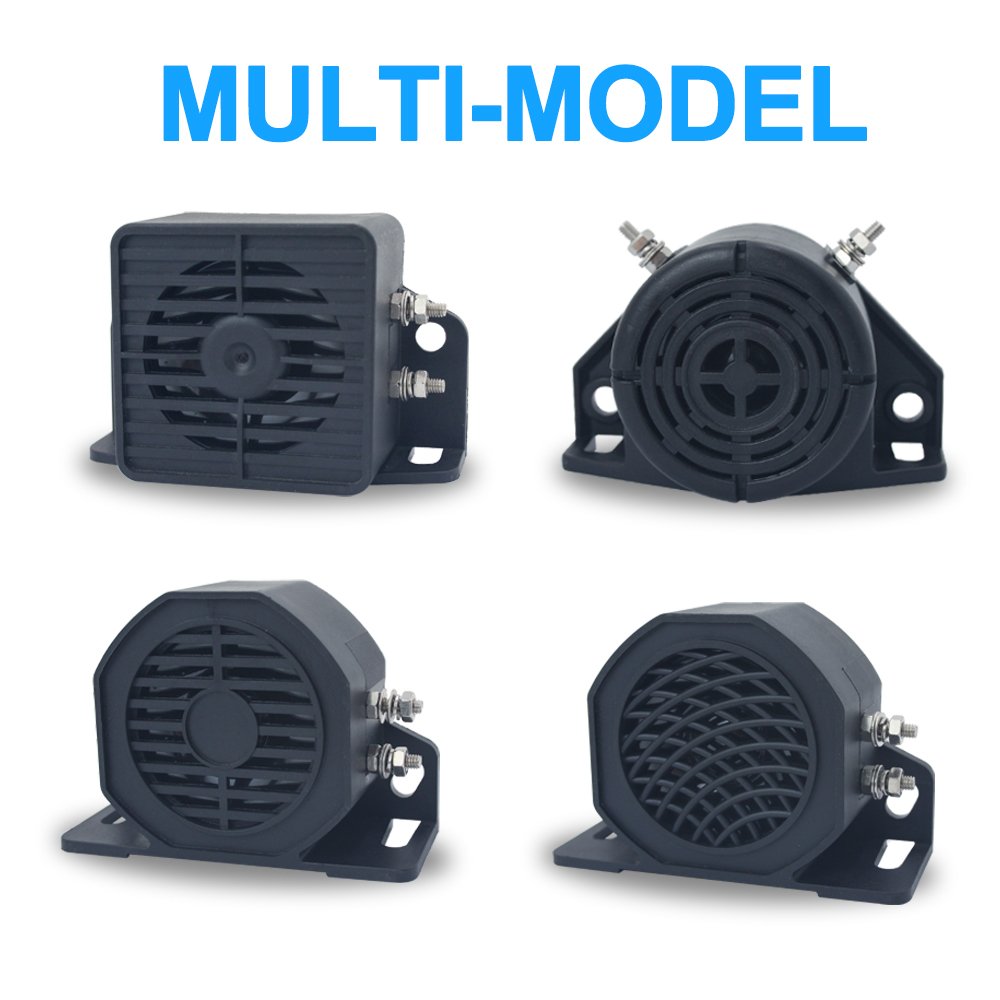 Dc12-48v or 9-80v Waterproof Ip67 Loud Decibel Car Beep Back up Alarm Reverse Horn for Truck and Bus