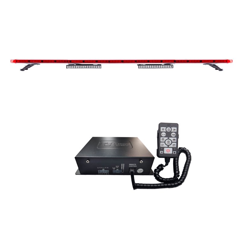 1.8M Vehicle Alarm System Security Siren Speaker Led Flashing Strobe Emergency Light