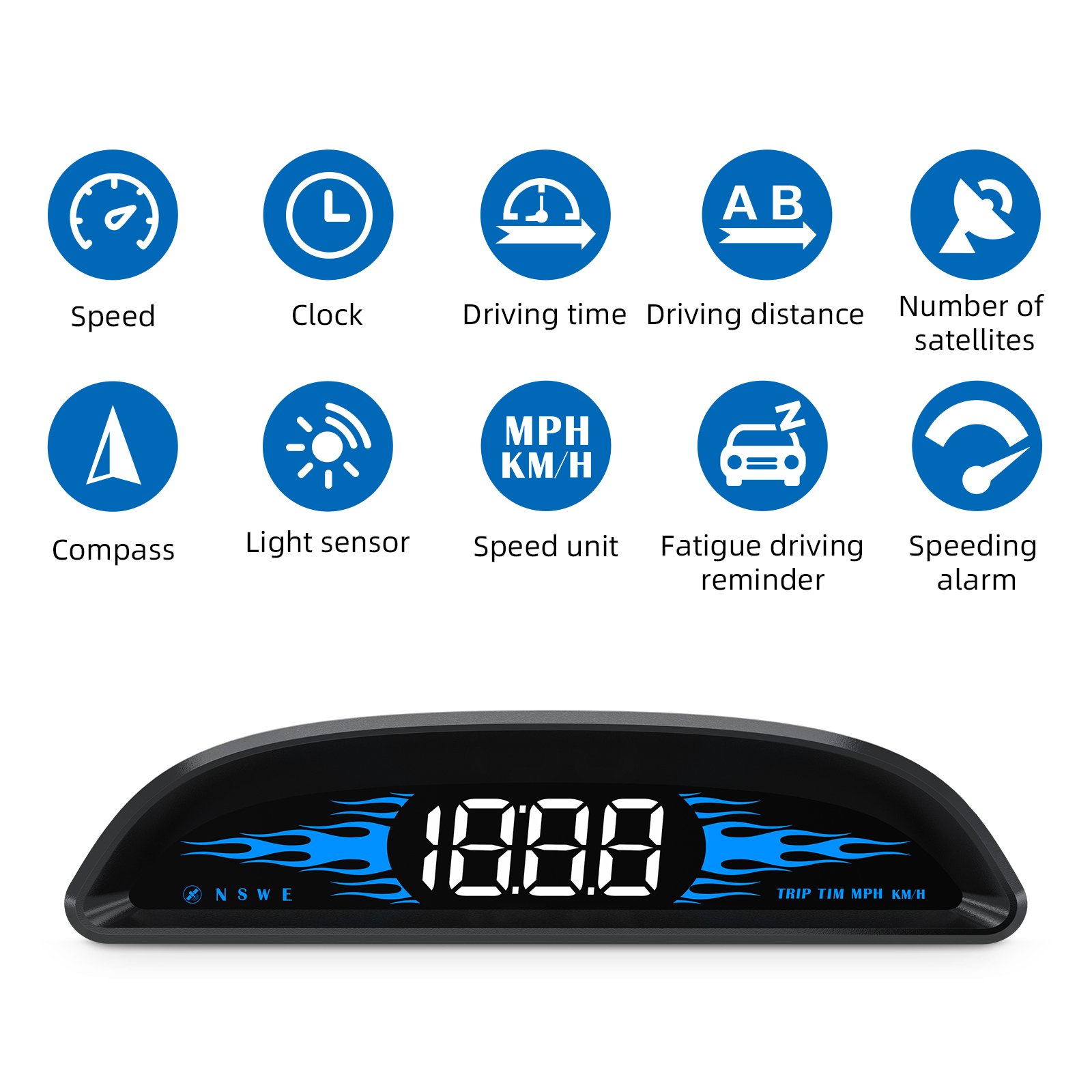 Factory Supply Hud Head-up Display Car Head up Display G2 Alarm System Auto Electronics