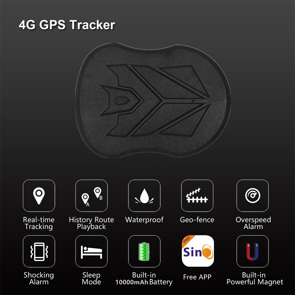 IP65 Waterproof 4G/2G Lte SinoTrack ST-915L Smart Geo Fence Alarm GPRS Google Map Online GPS Tracking Poland Netherlands Germany