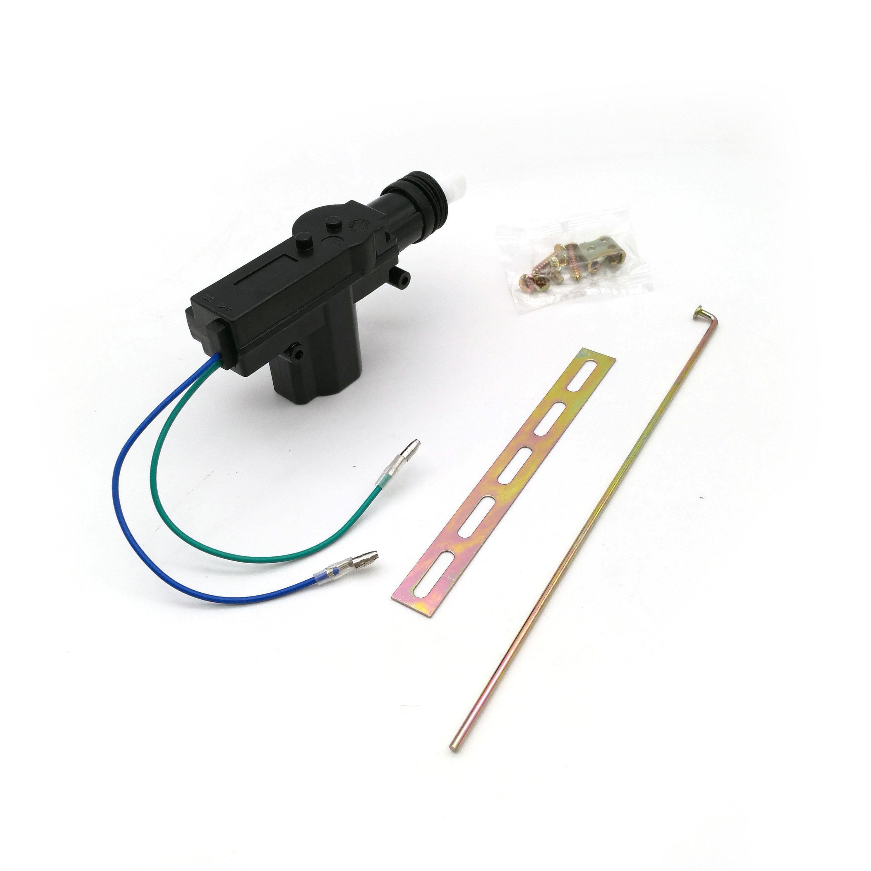 High Quality and Professional 2 Wires DC 12V Two Motors Gun Type Door Lock Actuator Car Central Locking System Universal