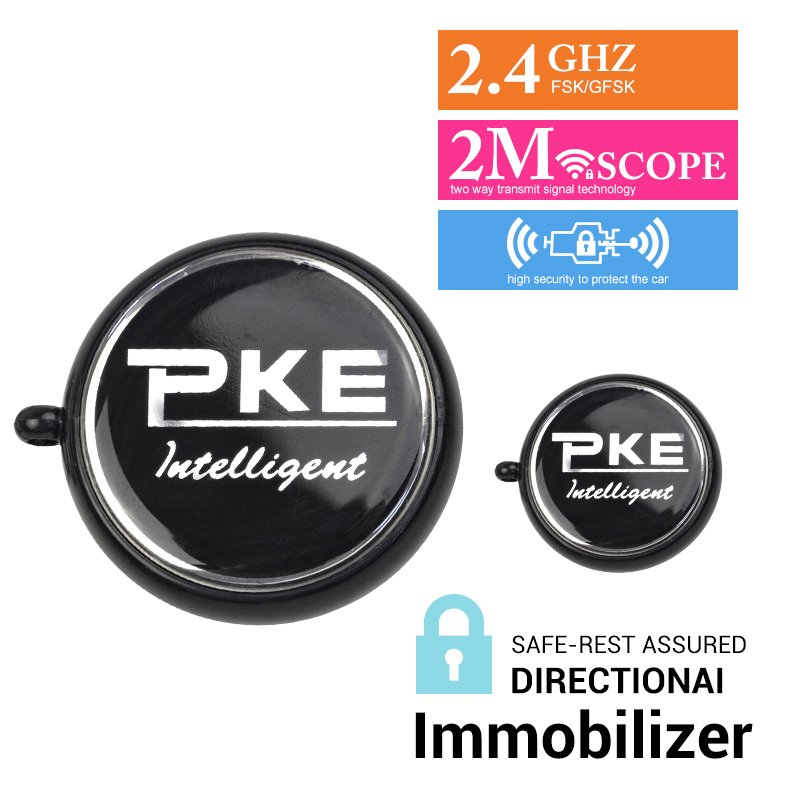 Premium Quality Anti-theft Security Alarm 2.4GHz RFID Auto Inalmbrico Engine Lock Car Immobilizer System Wireless PKE for Car