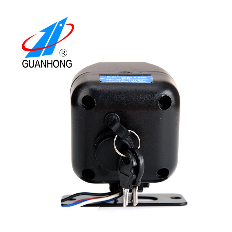 Car Alarm Siren 15/20W 12V Battery Backup Alarm 1 or 6 Tone Siren with Battery