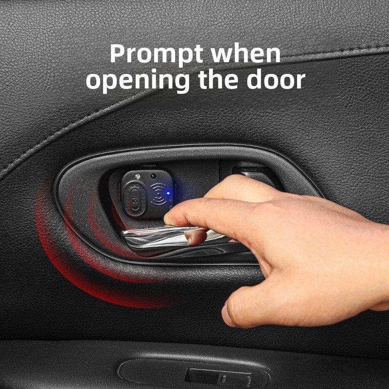 USB Powered Car Door Intelligent Voice Announcement LED Sensor Alarm Infrared Anti-Collision Warning Light with Door Reminder