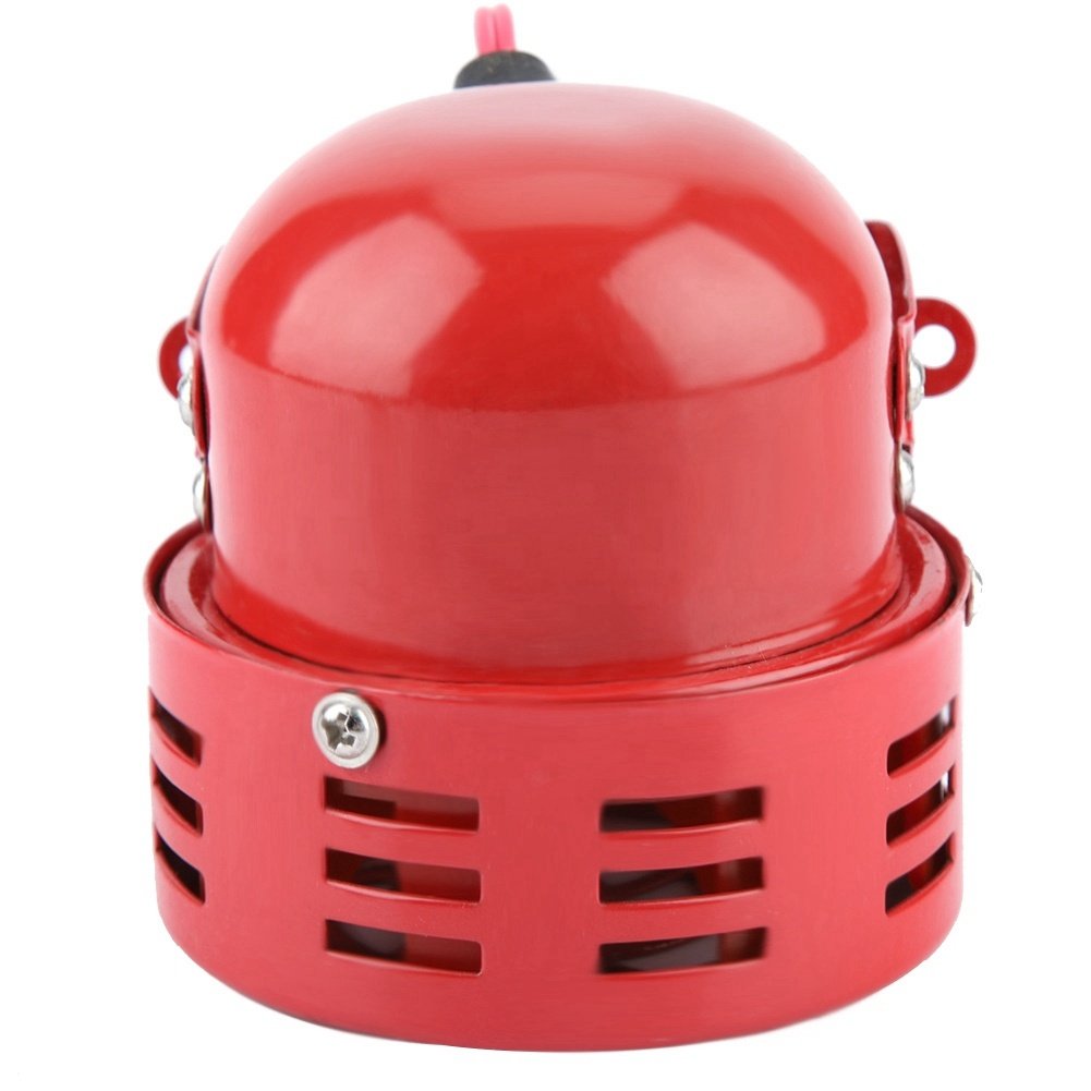 12v Mini 110dB Red Air Raid Siren Horn Speaker Alarm Car Truck Sound Electric Motor Driven Compressed air Horn Loudly Siren Horn