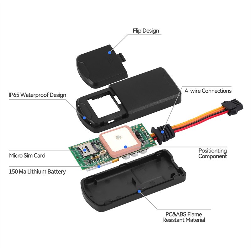 YOGUYG-T94 One Year Warranty Vibrati Alarm Satellite Positioning Gps tracker 2G+4G