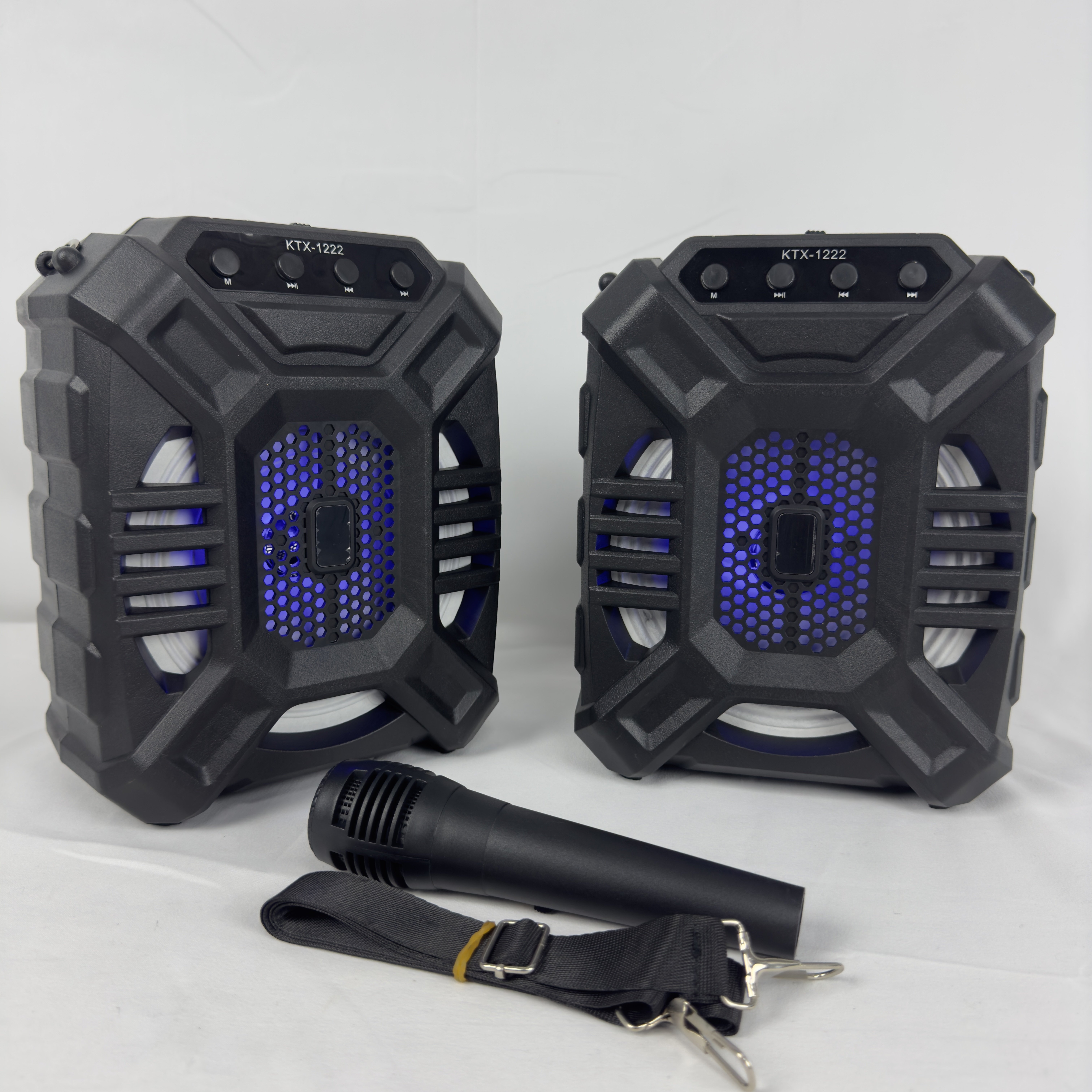 Disco Led Light Computer Speakers Subwoofer Ceiling Loudspeakers with Wall Mount Amplifier