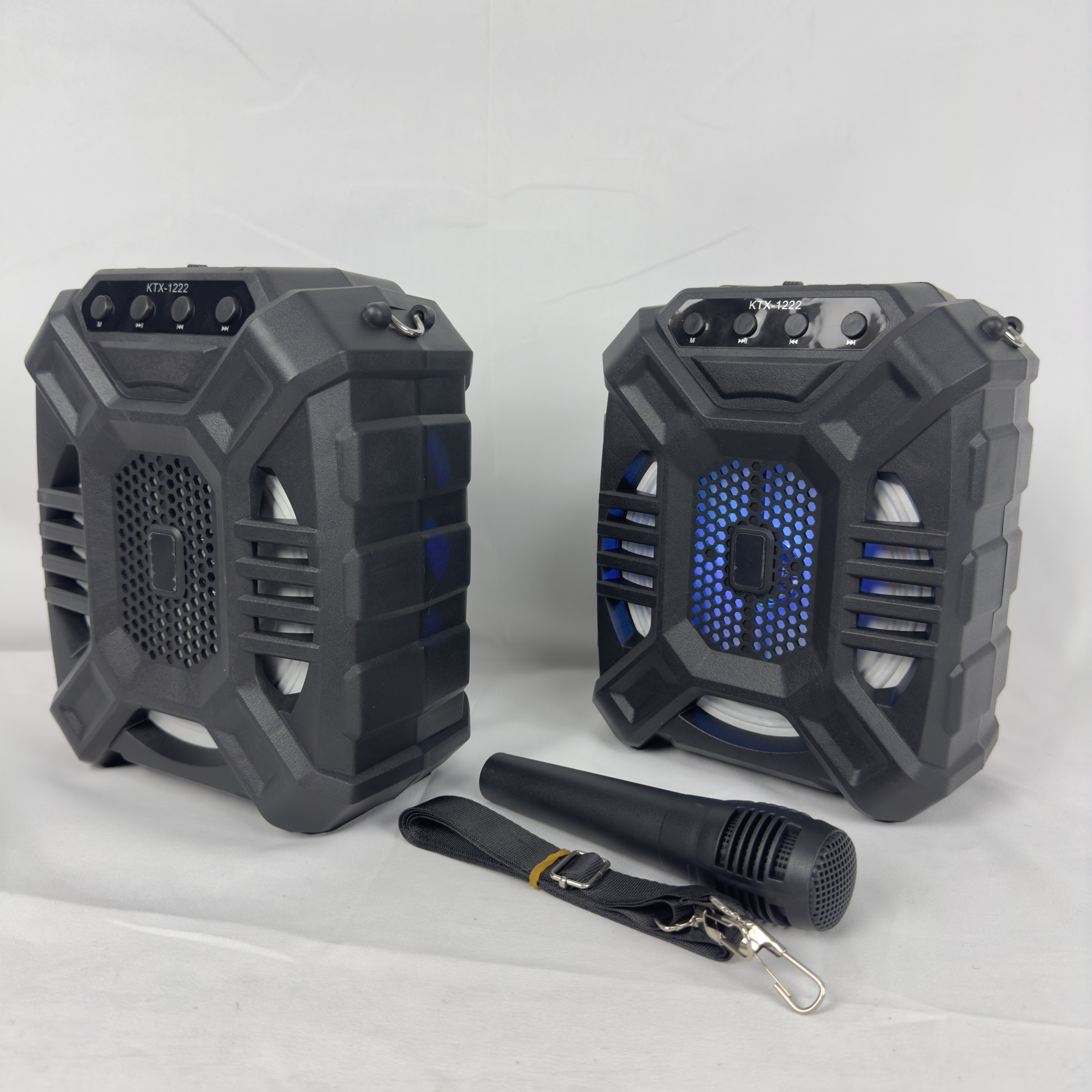 Disco Led Light Computer Speakers Subwoofer Ceiling Loudspeakers with Wall Mount Amplifier