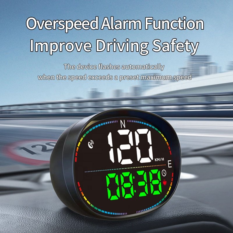 Popular Car Speed HUD H3 GPS USB Hud Head-Up Speed Meter with 1 Year Warranty