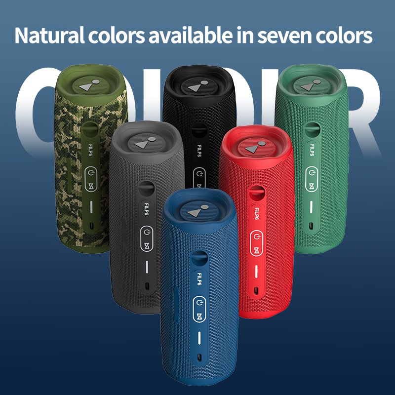 2024 Hot Selling Clip 6 Portable Mini Speaker Waterproof and Dustproof Outdoor FLIP6 Mini Boombox Portable Speaker