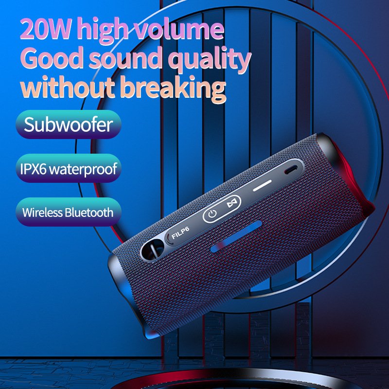 2024 Hot Selling Clip 6 Portable Mini Speaker Waterproof and Dustproof Outdoor FLIP6 Mini Boombox Portable Speaker