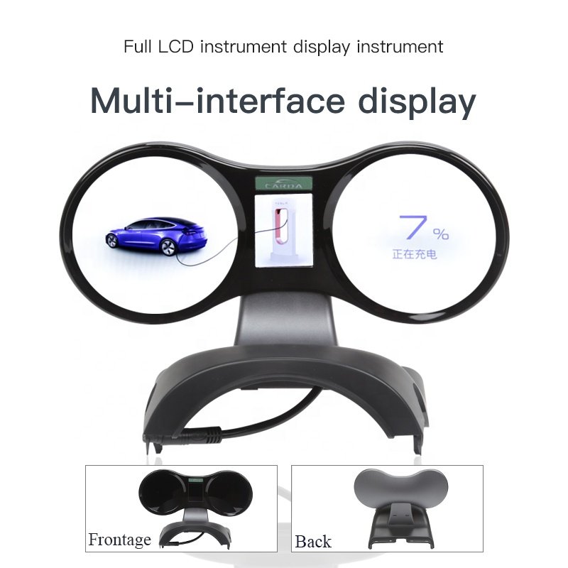 Car Head-up Display Multi-function Dashboard With Smart LCD Screen for Tesla Model Y/Model 3