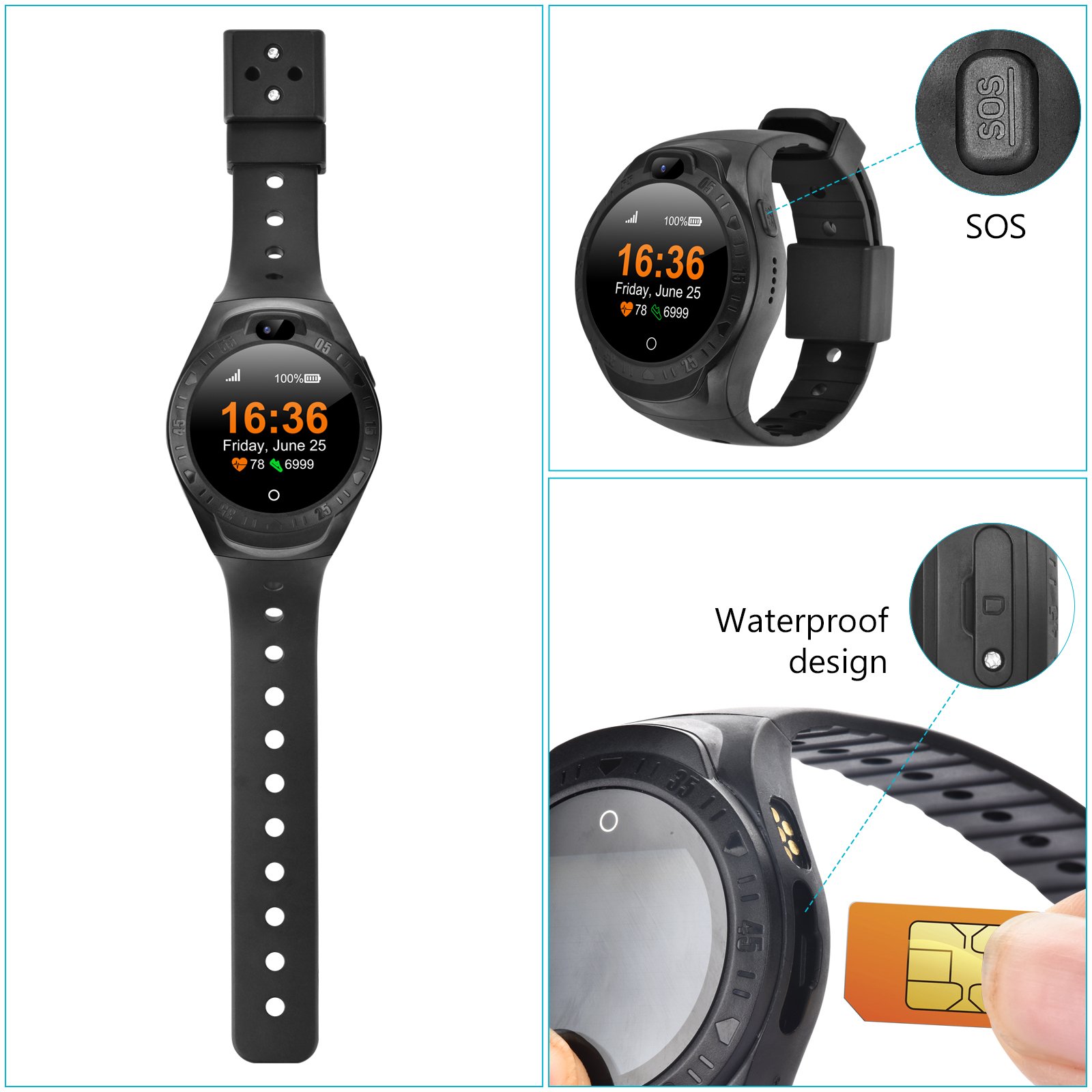 A9 GPS Ankle Bracelet Tracker for Prisoners Offenders with Cut-Off and Anti-Disassembly Alarms 4G & 2G Network PC View