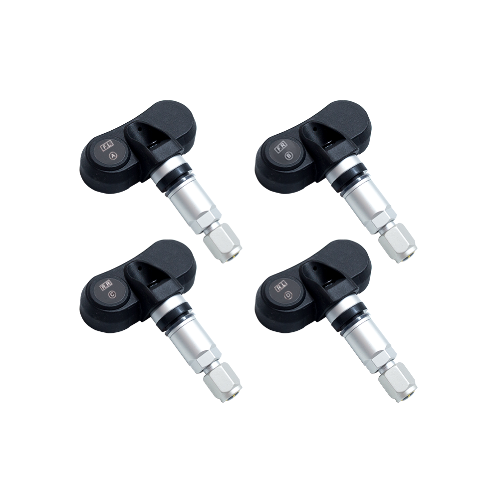 Riboton TPMS Solar Wireless Tire Pressure Alarm Monitoring System With 4 Internal Sensor