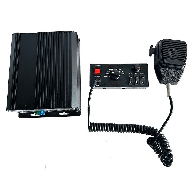 YUANHAO 100w 150w 200w Ambulance Siren 24v Loud Emergency Siren 7 Tones Big Power Sirena 12v Alarm Siren for Emergency Cars