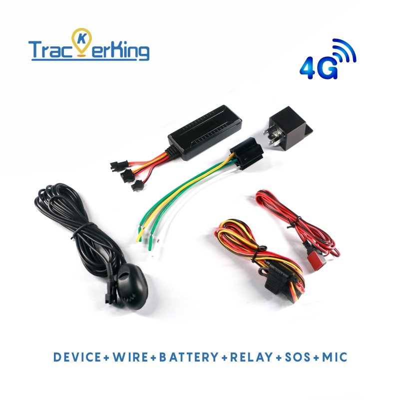 DK17 4G Cut-off Engine for Car GPS Tracker Real Time Tracking with Microphone APP Android or IOS Multifunctional GPS tracker