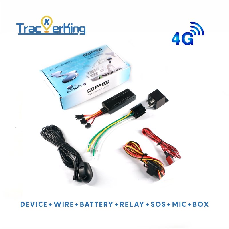 DK17 4G Cut-off Engine for Car GPS Tracker Real Time Tracking with Microphone APP Android or IOS Multifunctional GPS tracker