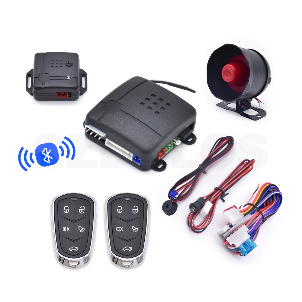 App Control BT Car Alarms Anti-Robbing Anti-Hijacking Central Door Lock Unlock Car Alarm Security System