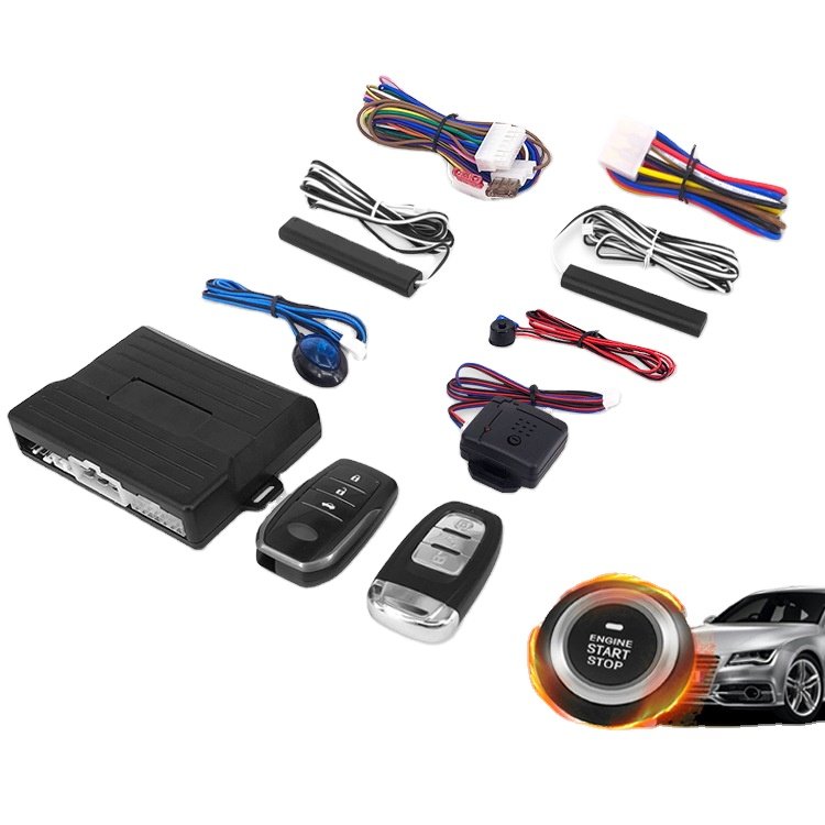 12V Car Mounted Universal One Button Start Remote Control Car PKE Anti-theft Device Keyless Entry High Quality