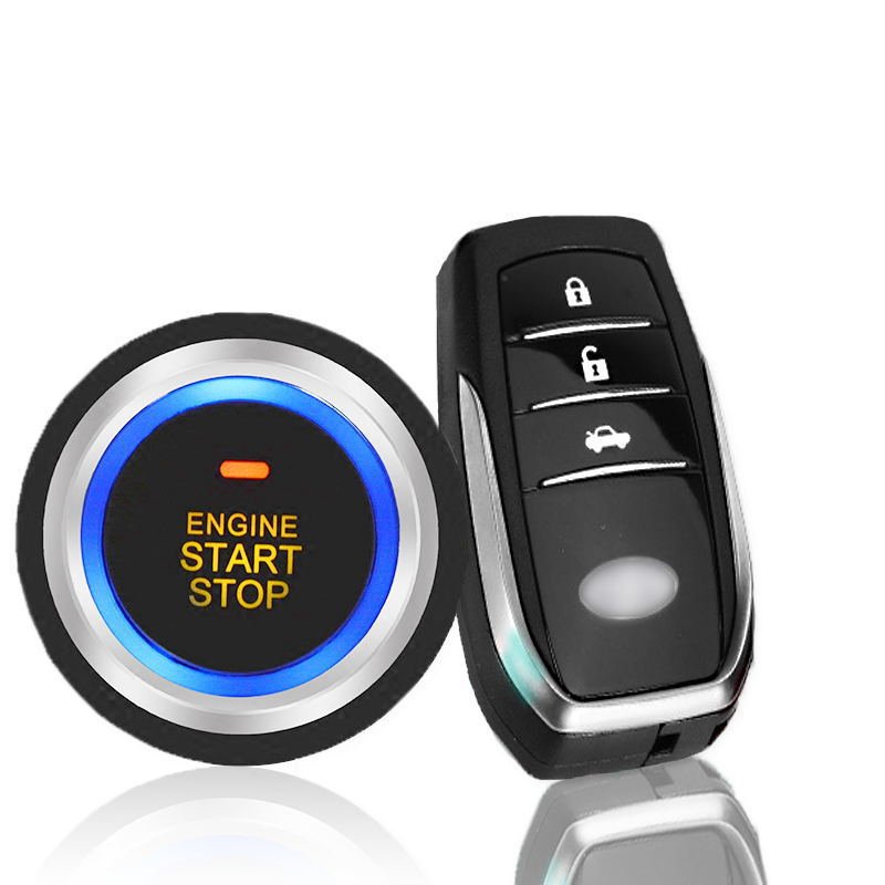 12V Car Mounted Universal One Button Start Remote Control Car PKE Anti-theft Device Keyless Entry High Quality