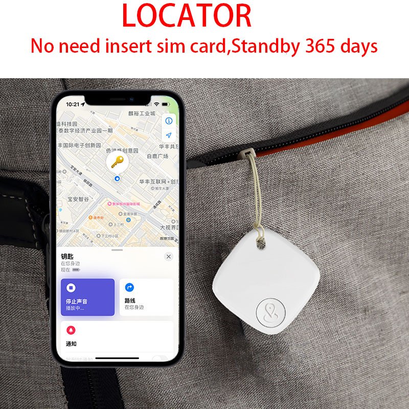 Smart Keychain Key Wireless Tracker Gps Locator Anti Lost Alarm Sensor Device for Kids Car Wallet Pets