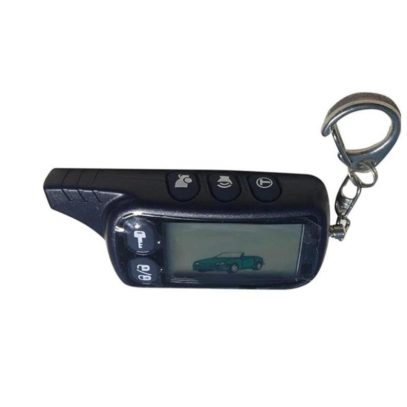NFLH TZ 9010 LCD Remote Control Key Fob Chain for Russian Version 2-Way Car Alarm System Tomahawk TZ9010 TZ-9010