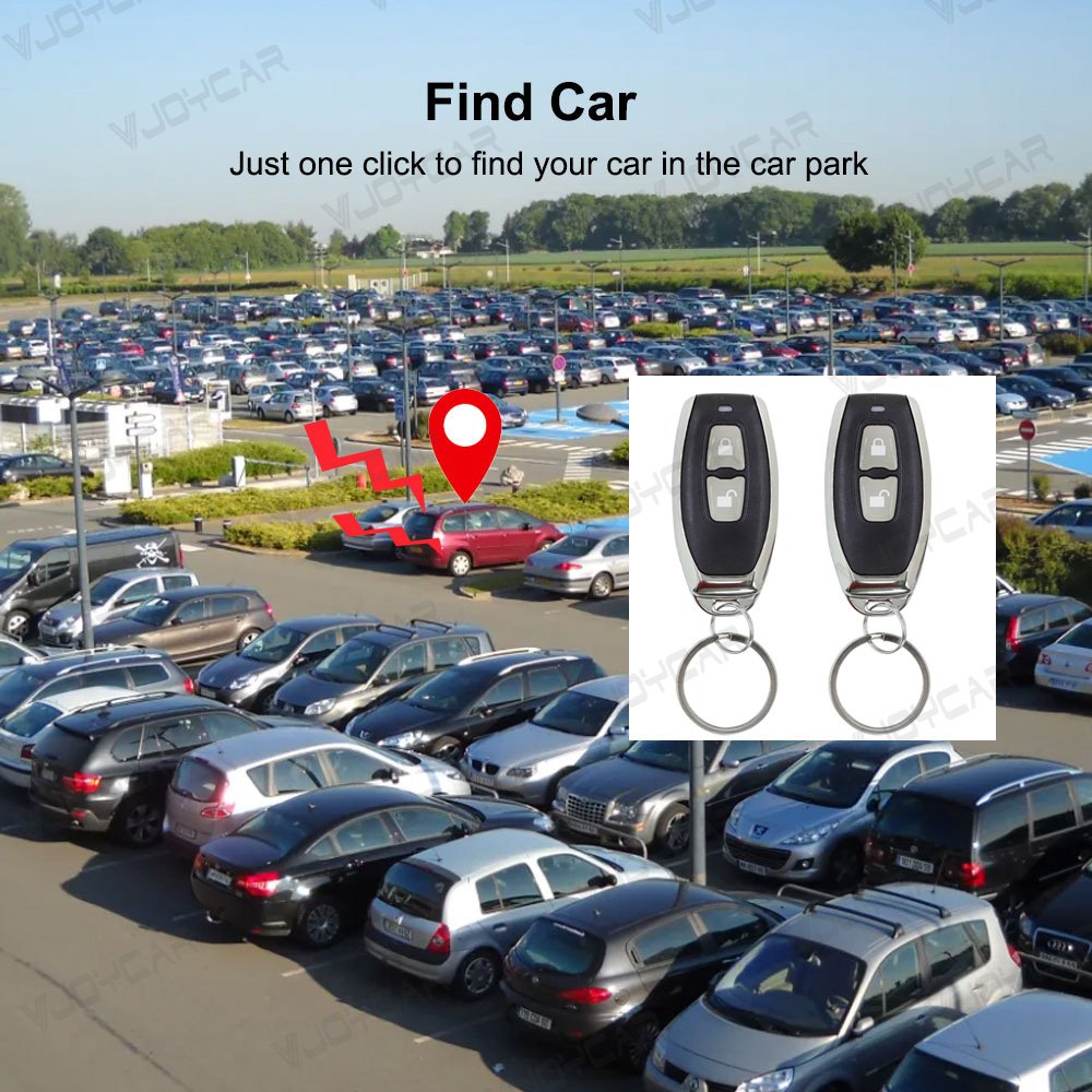 Vjoycar Universal Car Alarms DIYV5 Motion Sensor Automatically Arm Disarm Smart Easy Installation Alarm for Car
