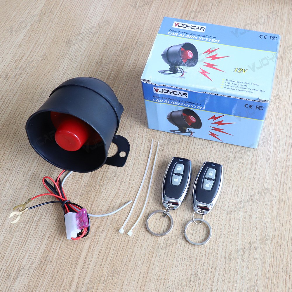Vjoycar Universal Car Alarms DIYV5 Motion Sensor Automatically Arm Disarm Smart Easy Installation Alarm for Car