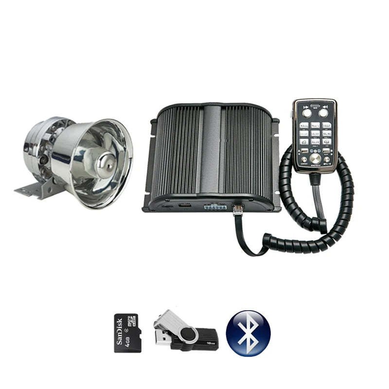 Hot Selling Universal 200w Car Alarm System with Remote Control Siren