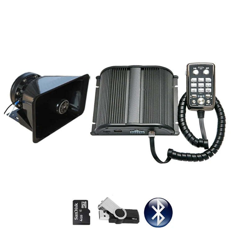 Hot Selling Universal 200w Car Alarm System with Remote Control Siren