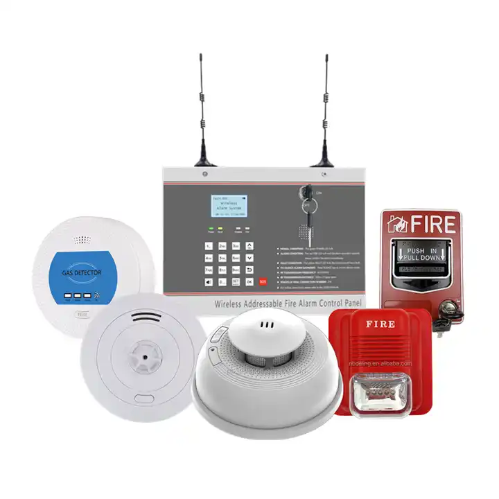 Wireless Addressable Fire Siren Sounder 90dB Fire Alarm System