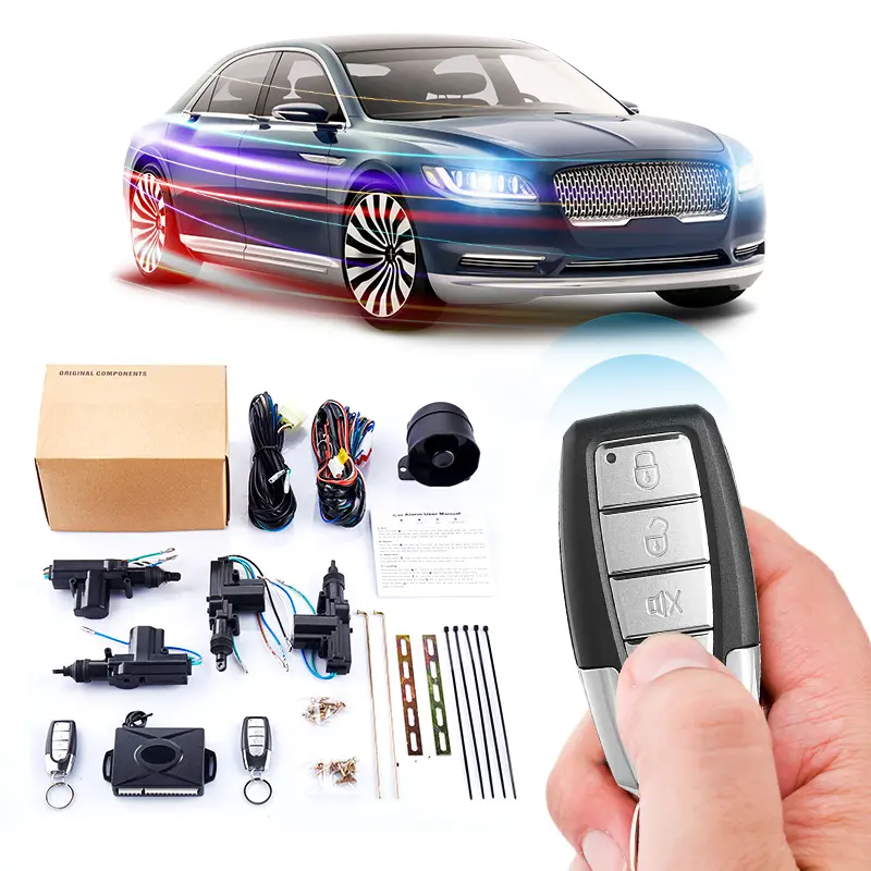 SPY LC203 Factory Wholesale Indian Market Anti-hijacking Car Finding 1 Way Car Alarms Systems Security With Central Locking