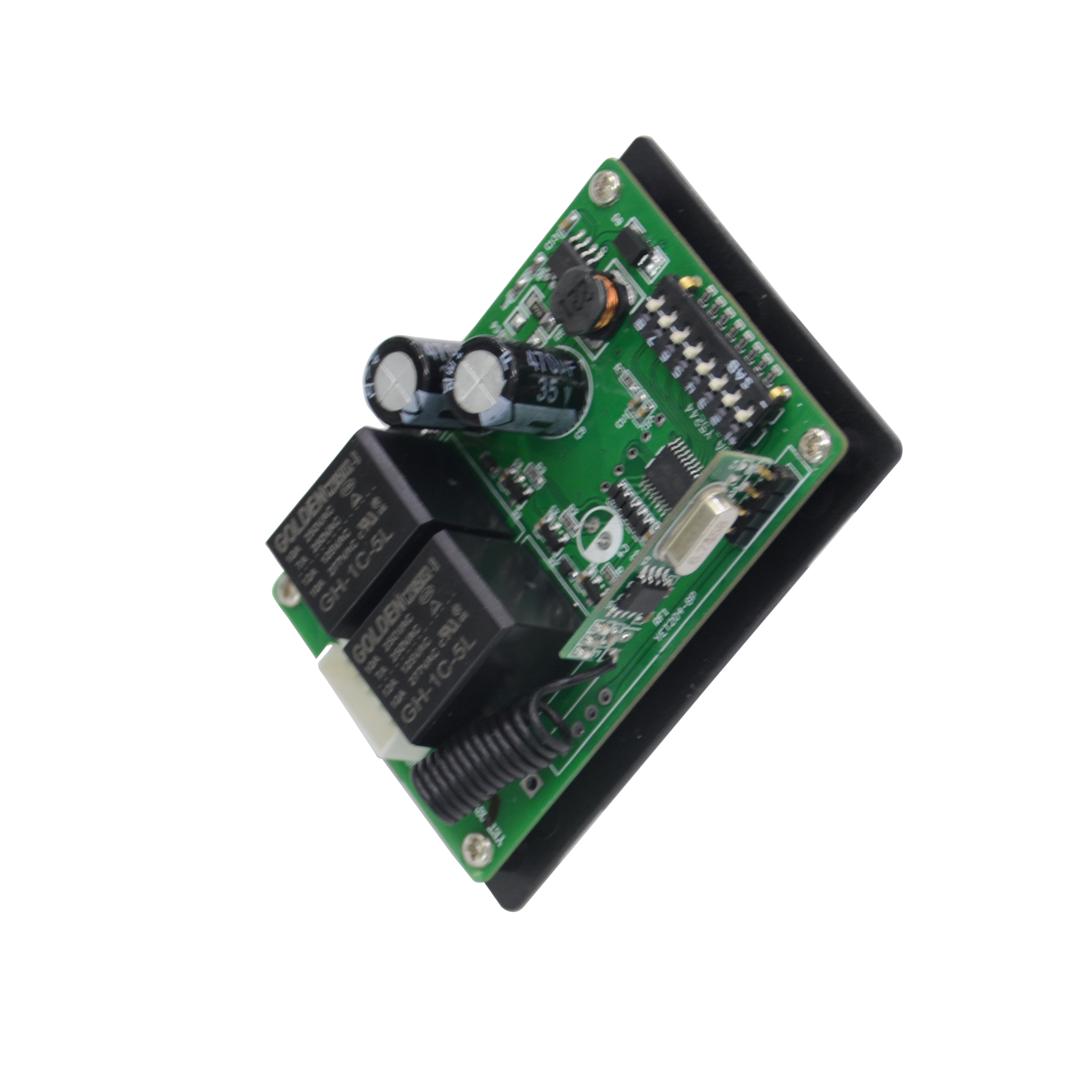 Garage Door Controller 433mhz Remote Control 2-Channel Transmitter and Receiver Dial Chip SMC65327 YET402PC-5327+YET019-5326
