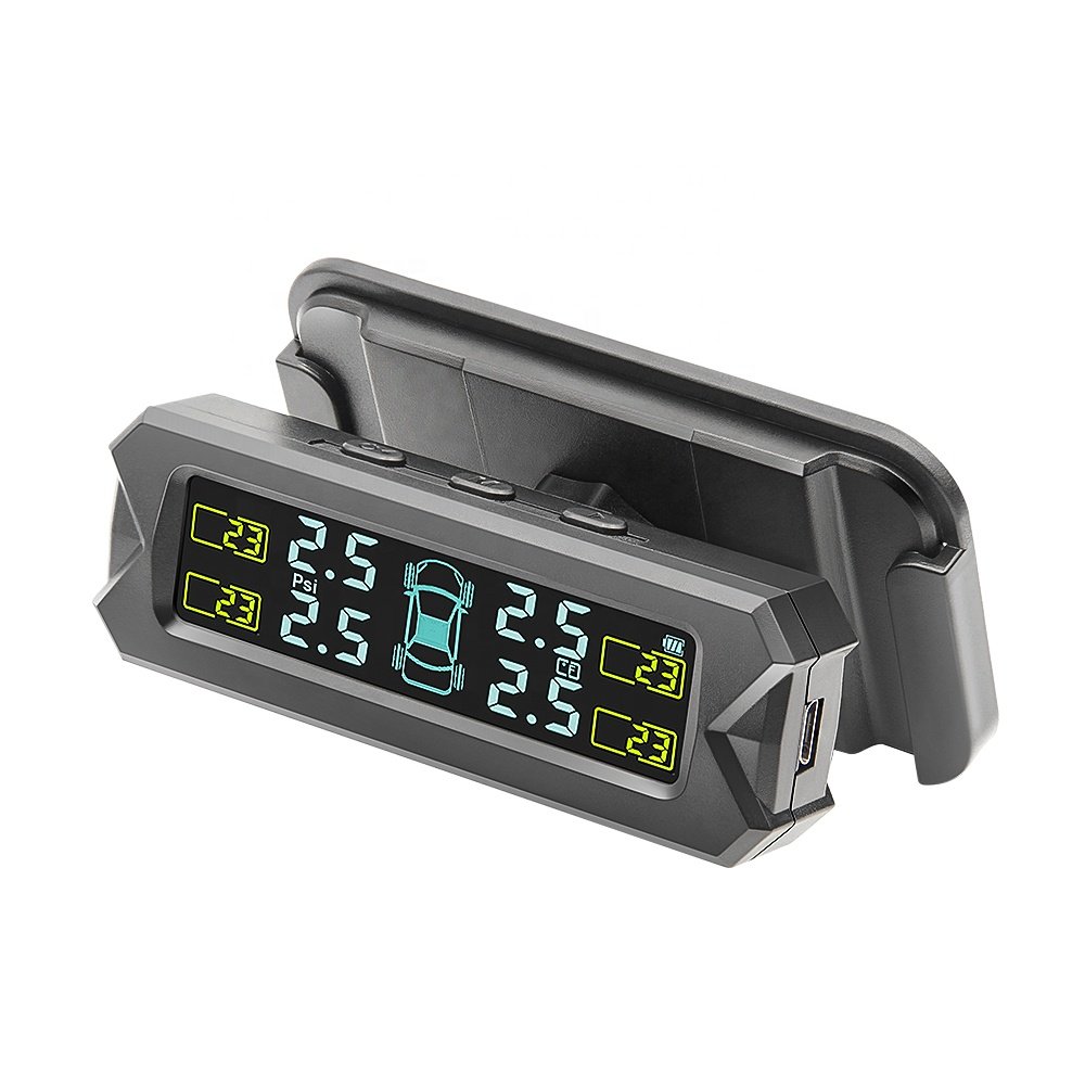 Solar Energy TPMS External Sensors Car Tire Pressure Alarm System TPMS Security Alarm